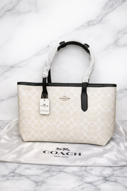 Coach Style Signature Monogram Tote Bag