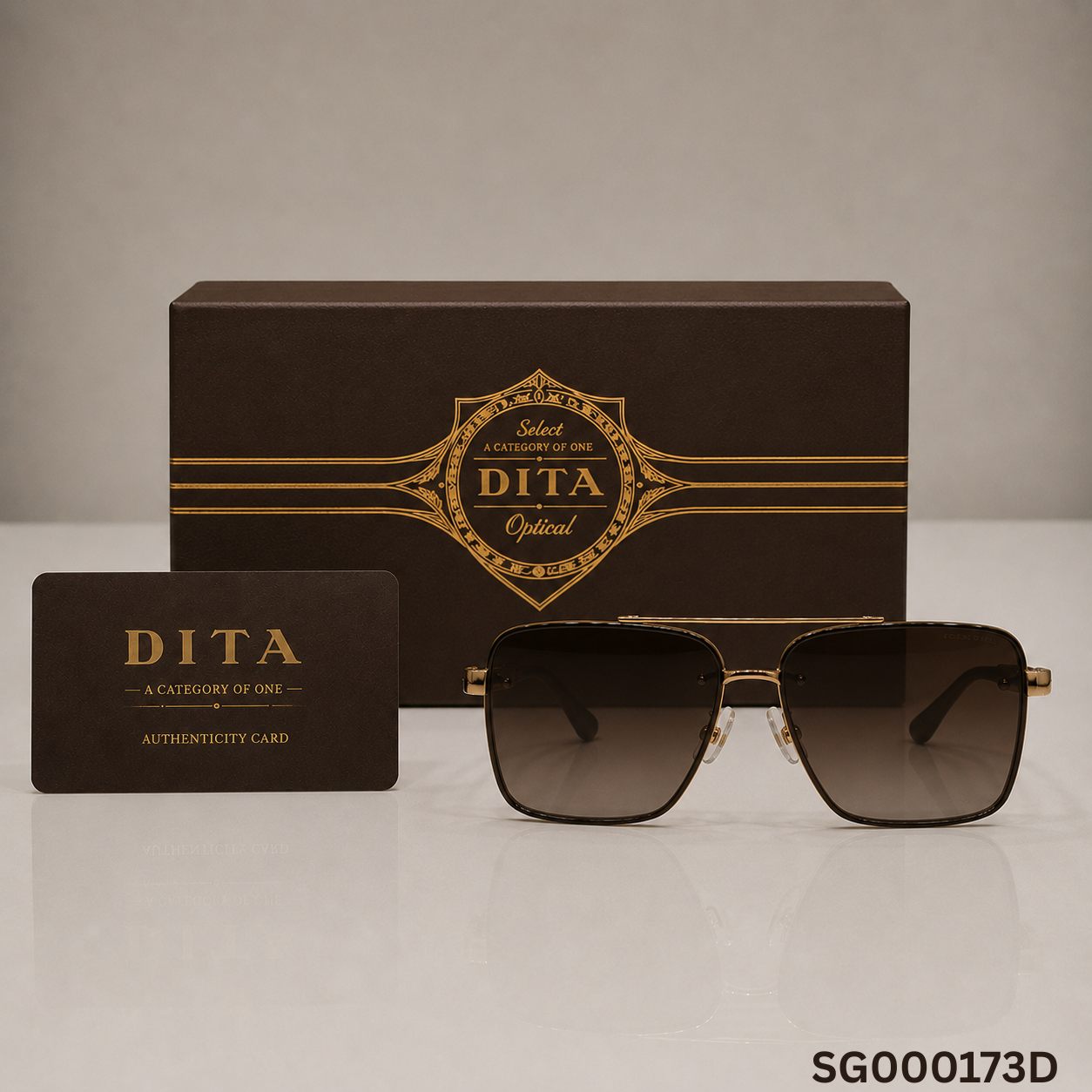 DITA Mach-One Oversized Square Sunglasses