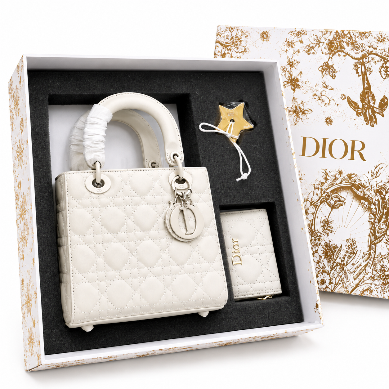 Dior Lady Dior Medium Tote Bag