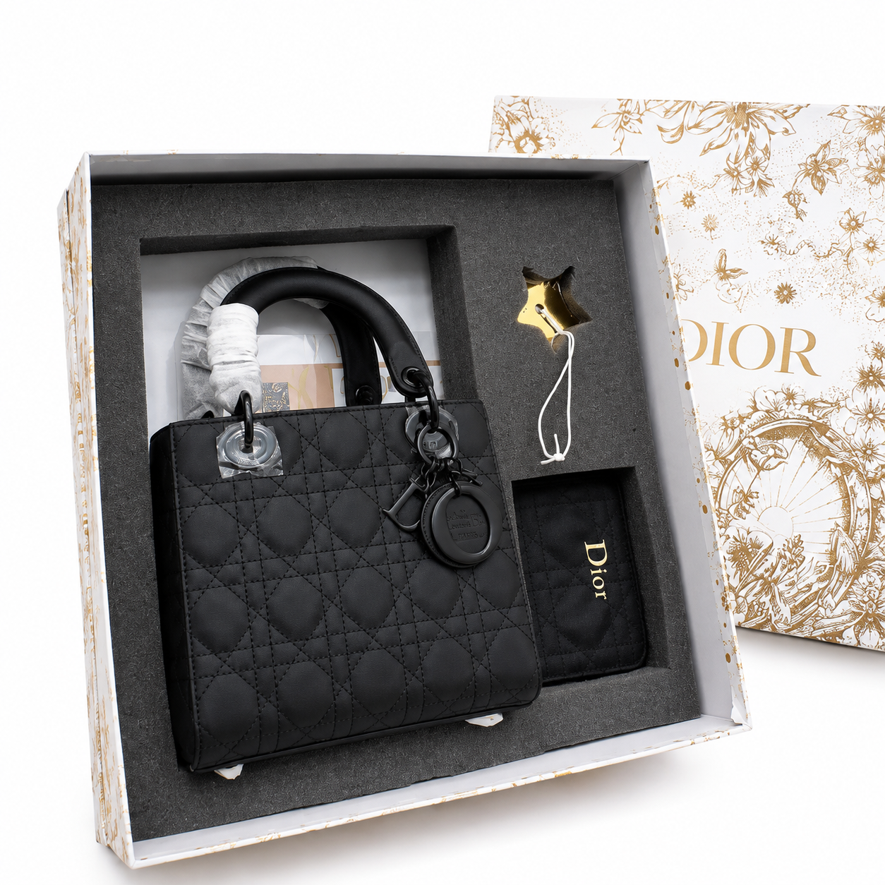 Dior Lady Dior Medium Tote Bag