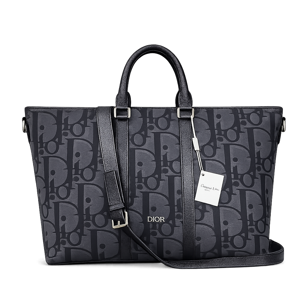 Dior Oblique Canvas Tote Bag
