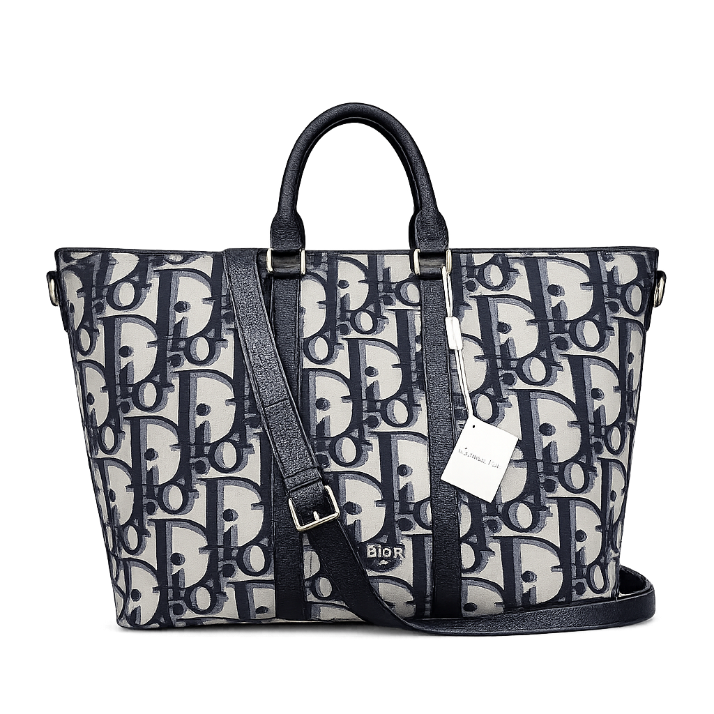 Dior Oblique Canvas Tote Bag