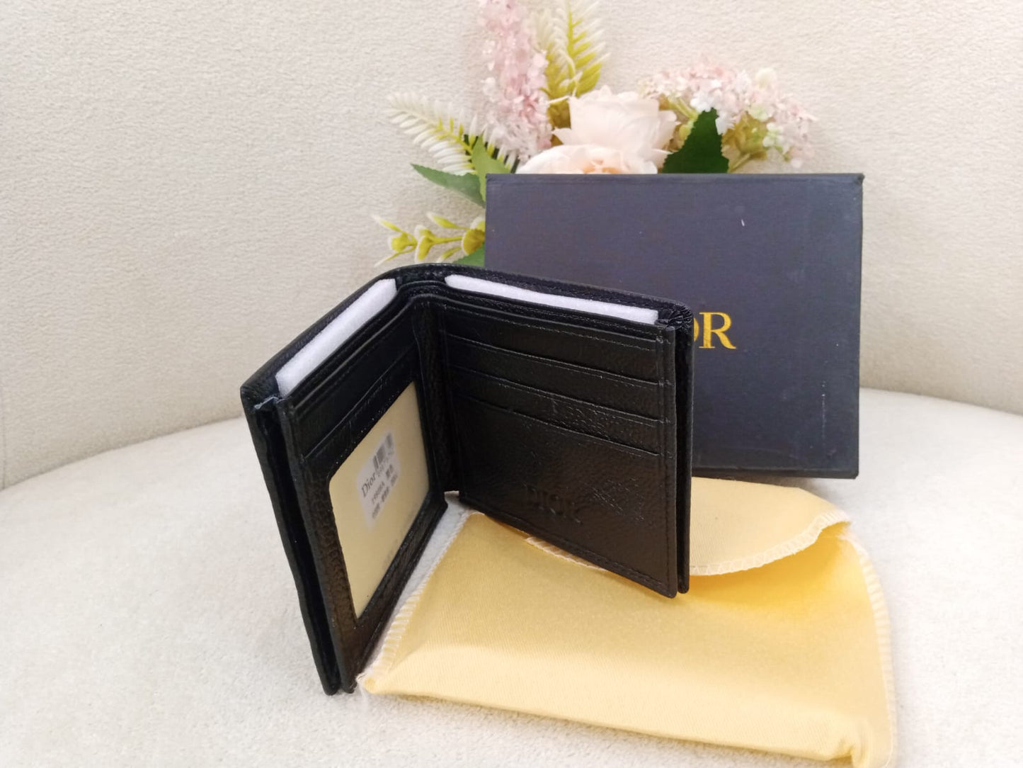 Dior Oblique Embossed Premium Leather Bifold Wallet