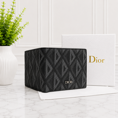 Dior Oblique Leather Bifold Wallet