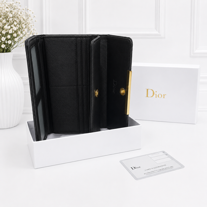 Dior Oblique Monogram Continental Long Wallet