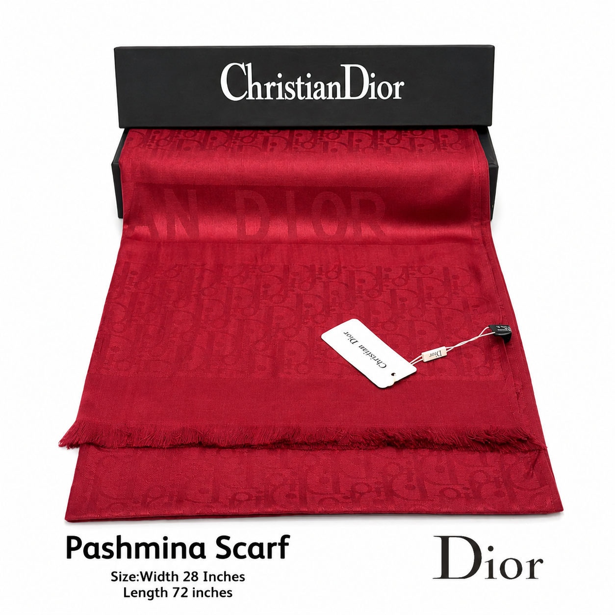 Dior Oblique Pashmina Shawl