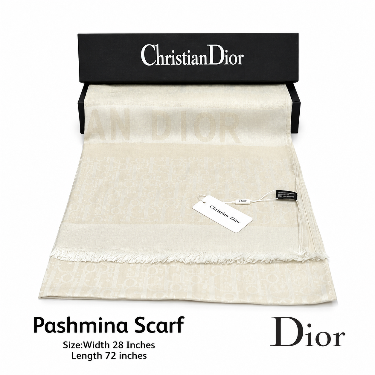 Dior Oblique Pashmina Shawl