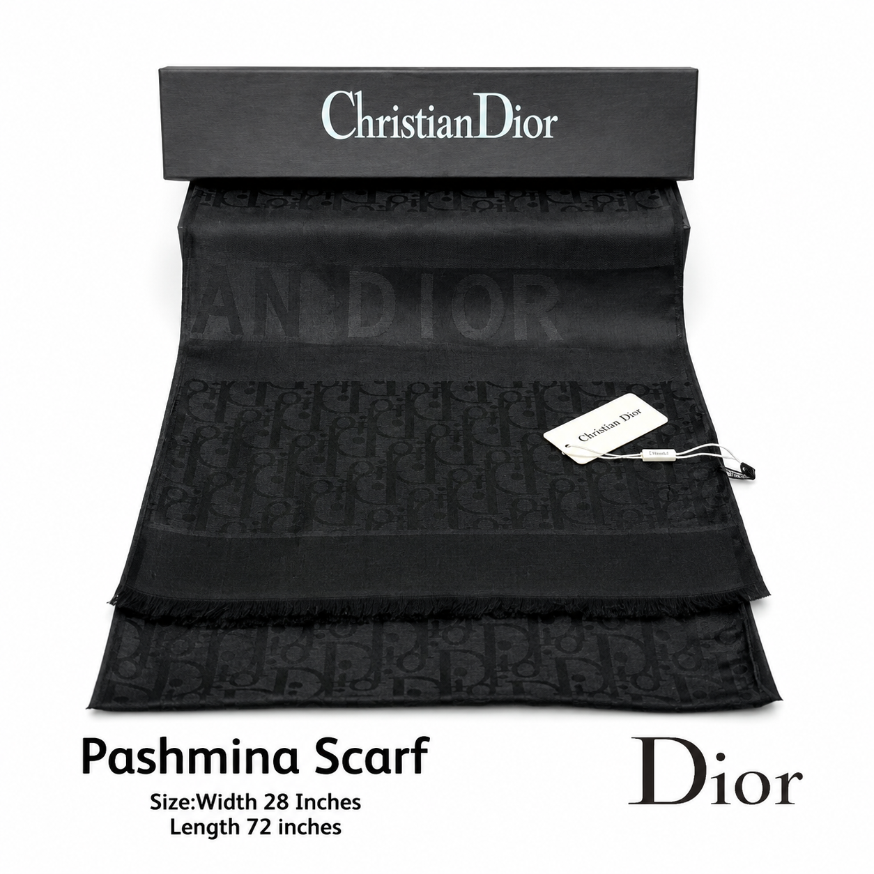 Dior Oblique Pashmina Shawl