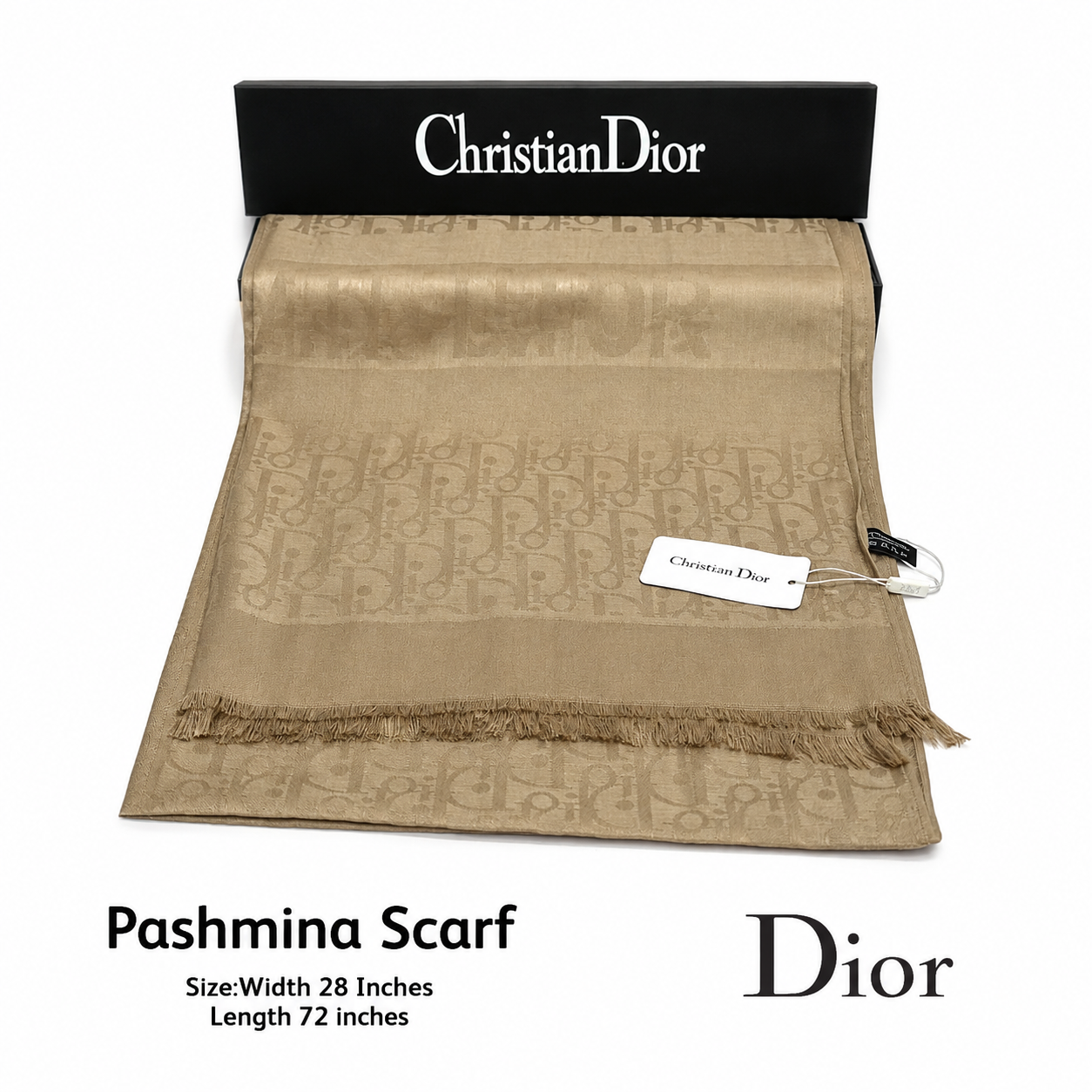 Dior Oblique Pashmina Shawl