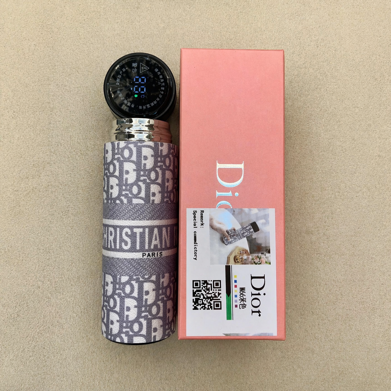 Dior Oblique Thermal Bottle – Grey Monogram (Paris Edition)