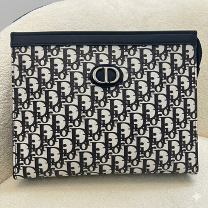 Dior Oblique Zip Clutch