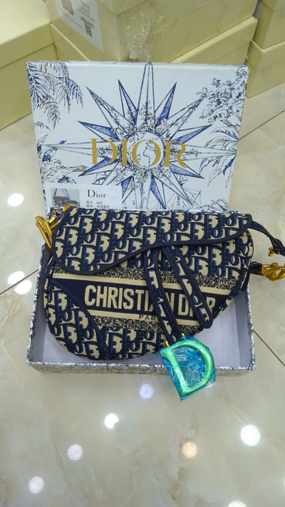 Dior Saddle Bag (Oblique Jacquard Canvas)