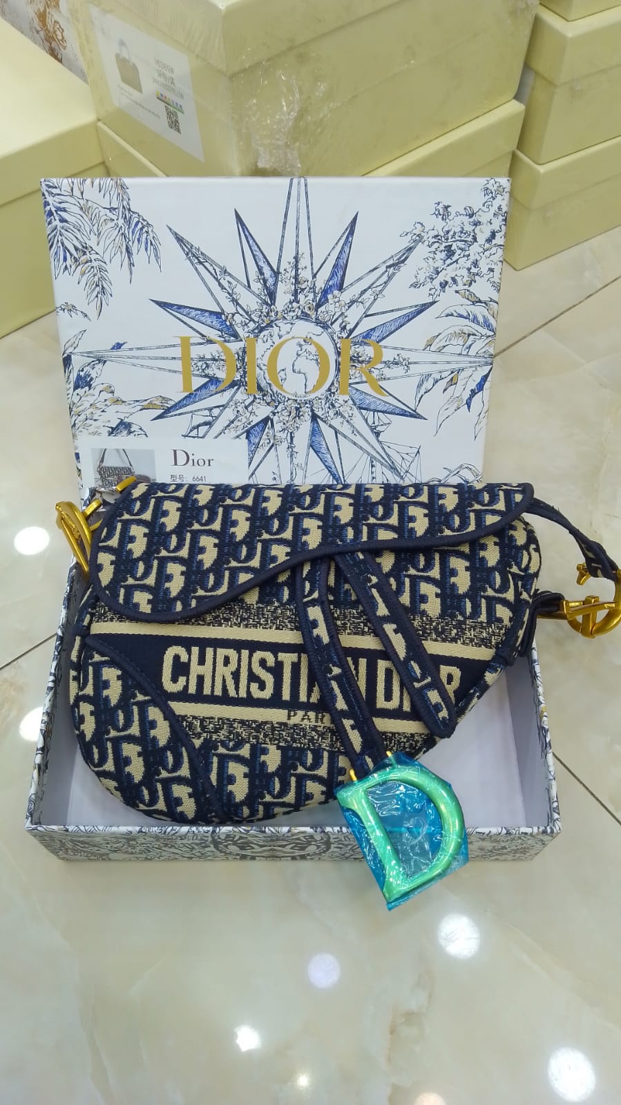 Dior Saddle Bag (Oblique Jacquard Canvas)
