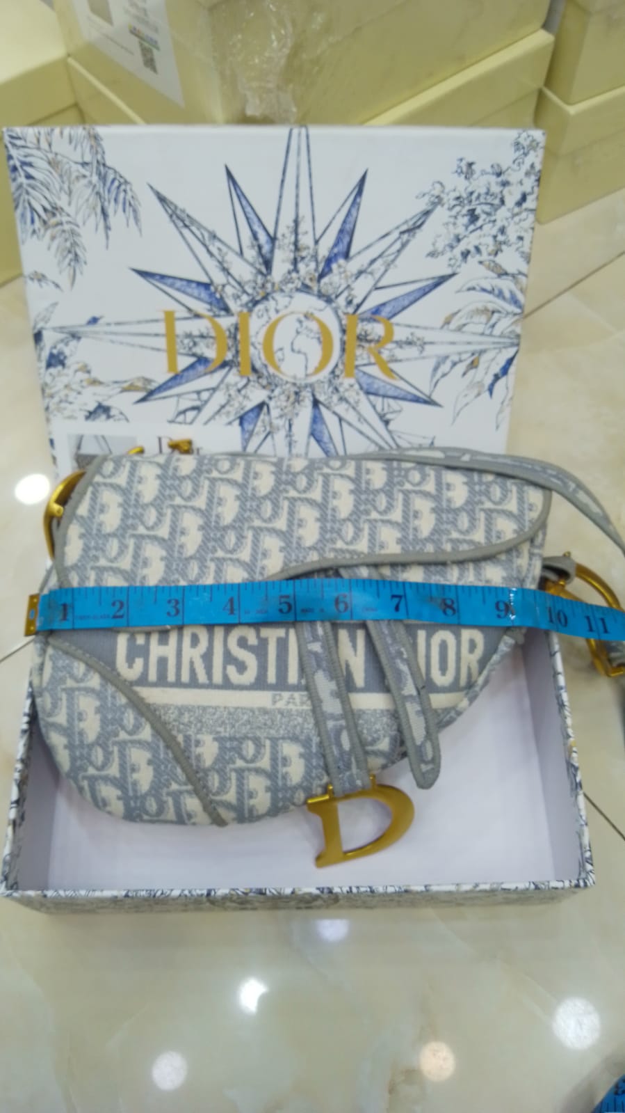 Dior Saddle Bag (Oblique Jacquard Canvas)