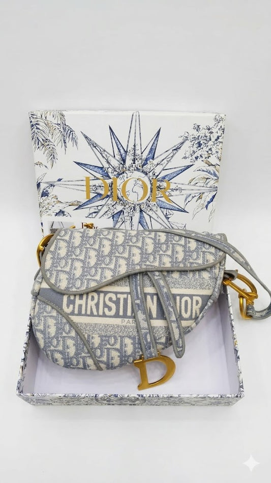 Dior Saddle Bag (Oblique Jacquard Canvas)