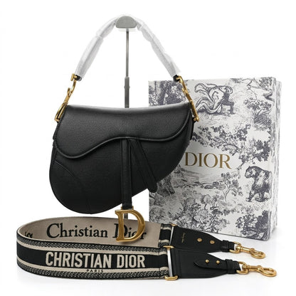 Dior Saddle Bag with Gold Hadware