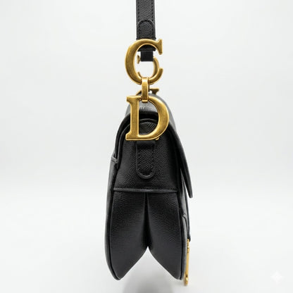 Dior Saddle Bag with Gold Hadware