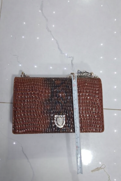 Dior Saddle Chain Bag Style Snake Texture