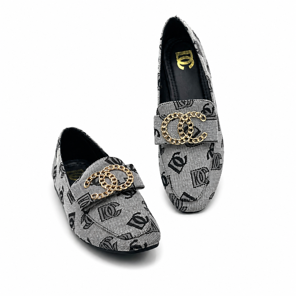 Dolce & Gabbana DG Chain Jacquard Loafers