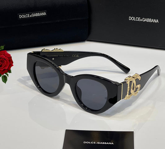 Dolce & Gabbana DG Logo Cat-Eye Sunglasses