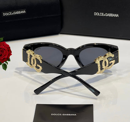 Dolce & Gabbana DG Logo Cat-Eye Sunglasses