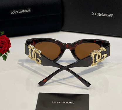 Dolce & Gabbana DG Logo Cat-Eye Sunglasses