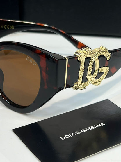 Dolce & Gabbana DG Logo Cat-Eye Sunglasses