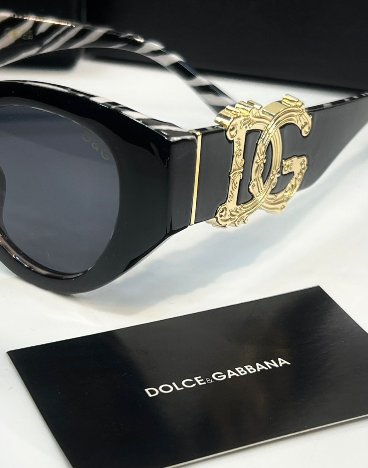 Dolce & Gabbana DG Logo Cat-Eye Sunglasses