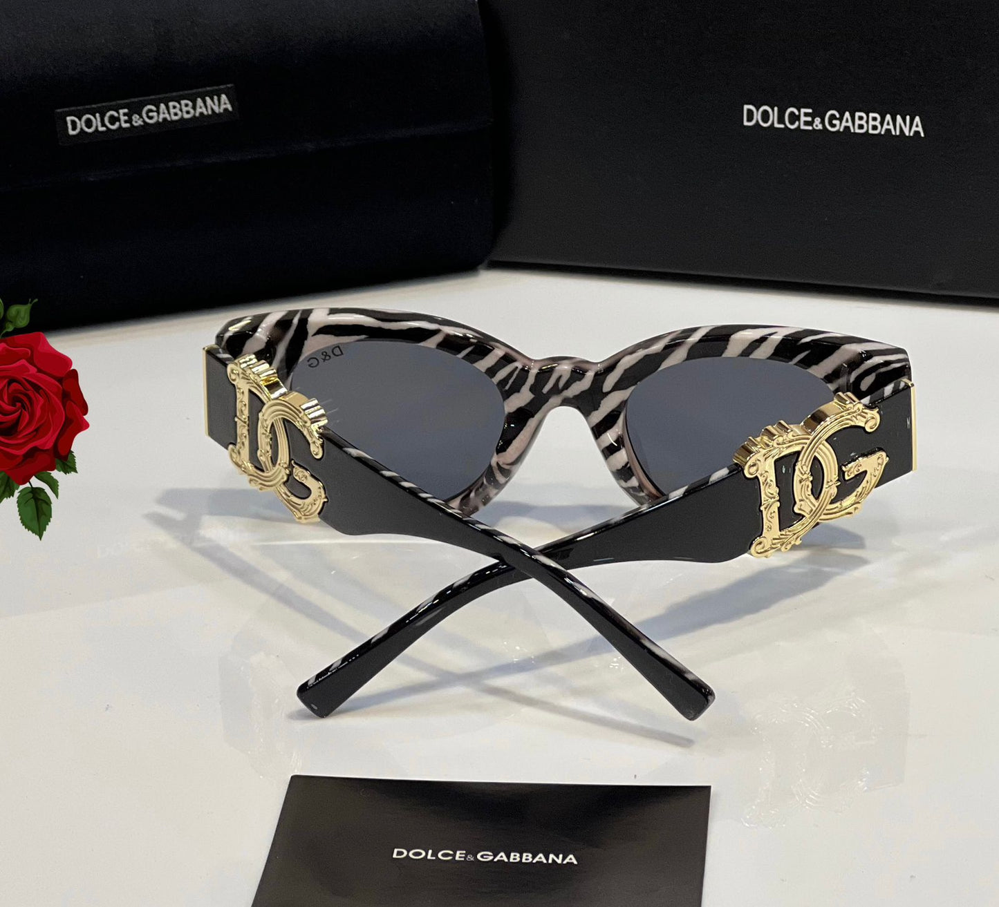 Dolce & Gabbana DG Logo Cat-Eye Sunglasses