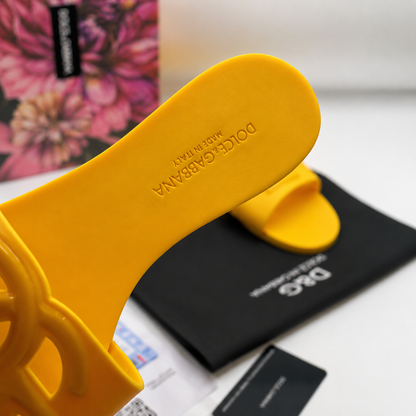 Dolce & Gabbana DG Logo Slide Sandals