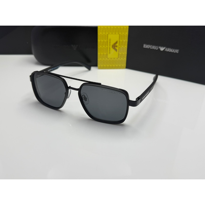 Emporio Armani Square Metal Sunglasses