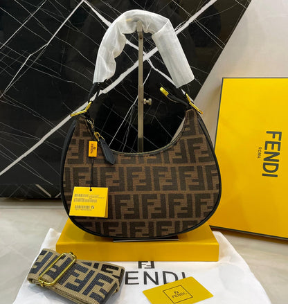 Fendi Monogram Hobo Shoulder Bag