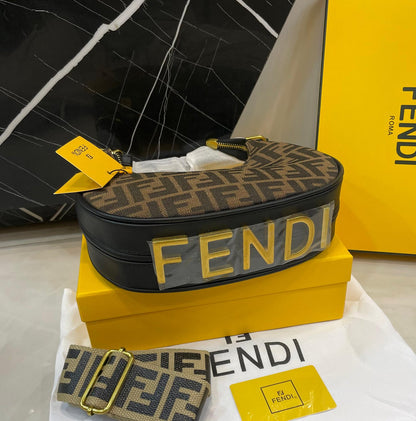 Fendi Monogram Hobo Shoulder Bag