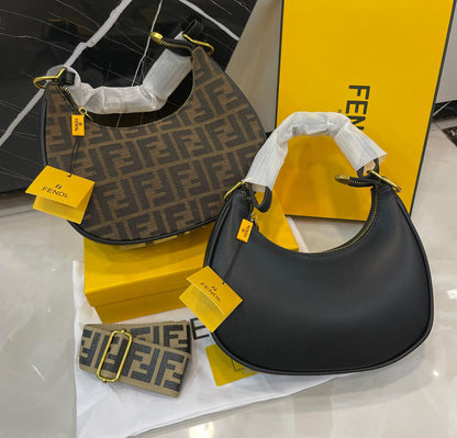 Fendi Monogram Hobo Shoulder Bag