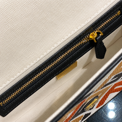 Fendi Baguette FF Vertigo Multicolor Shoulder Bag