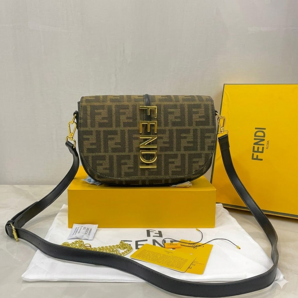 Fendi C'mon Mini Canvas Bag
