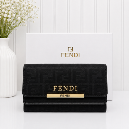 Fendi FF Monogram Continental Long Wallet