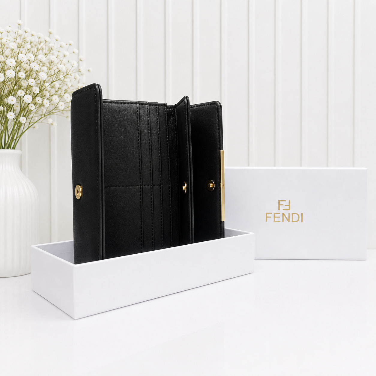 Fendi FF Monogram Continental Long Wallet