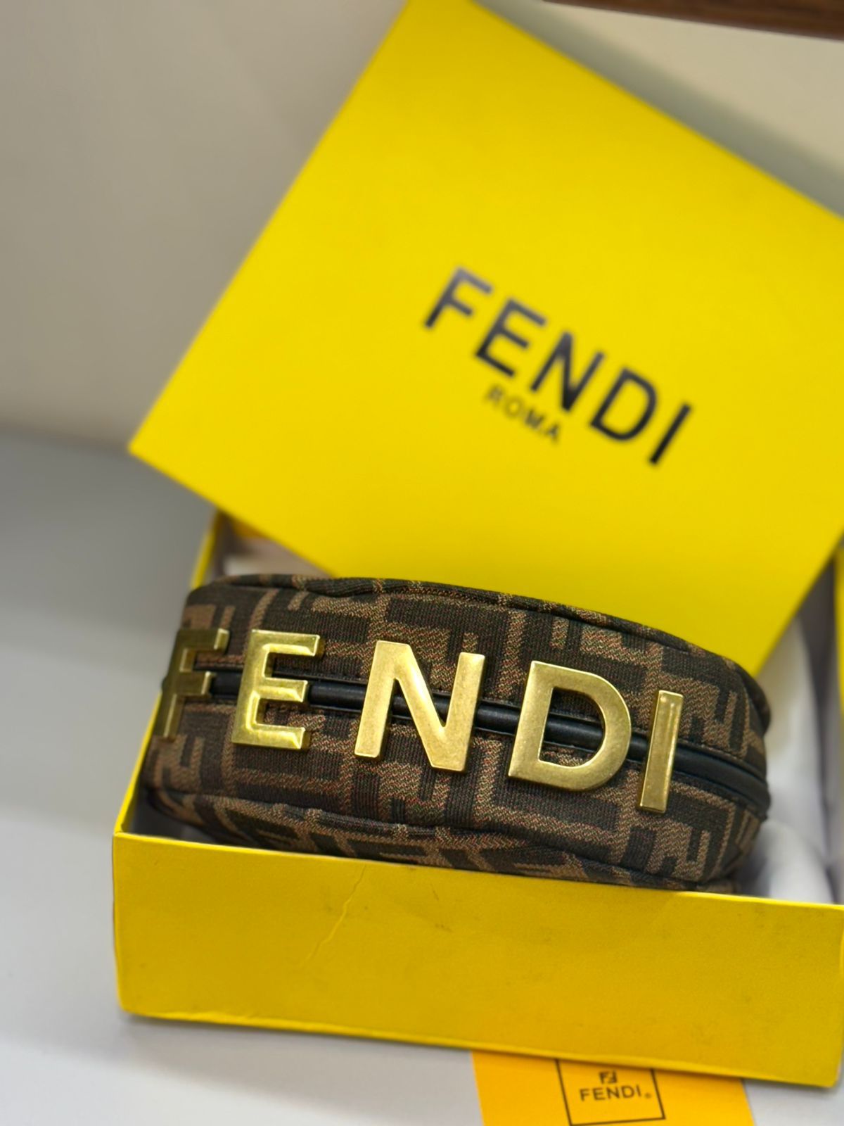 Fendi Fendigraphy Mini Hobo Bag
