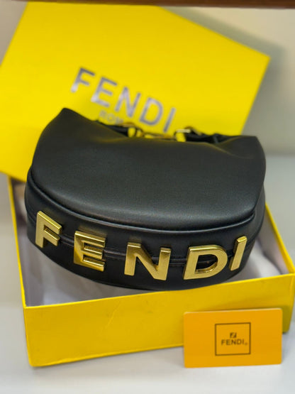 Fendi Fendigraphy Mini Hobo Bag