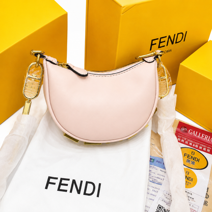 Fendi Metallic Moon Mini Shoulder Bag