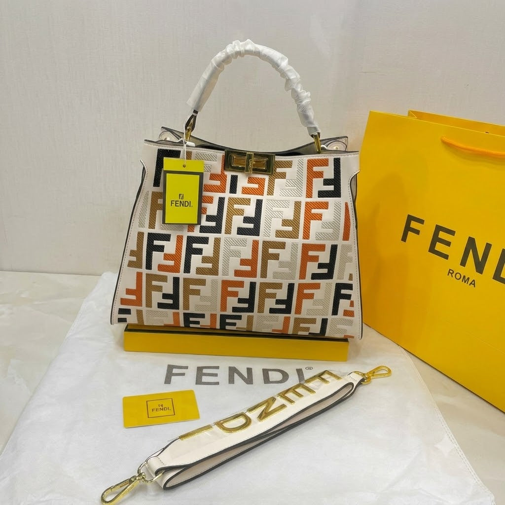 Fendi Peekaboo FF Handbag
