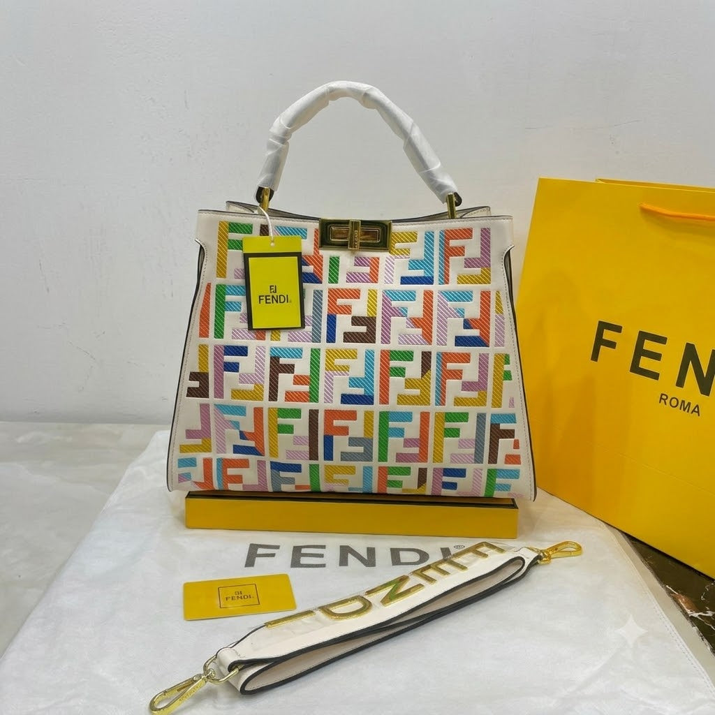 Fendi Peekaboo FF Handbag