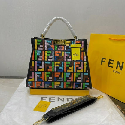 Fendi Peekaboo FF Handbag