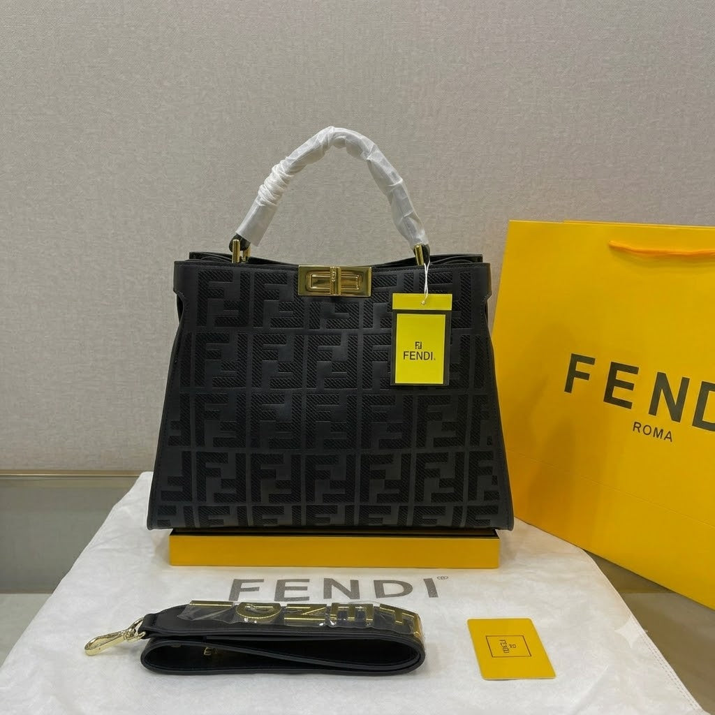 Fendi Peekaboo FF Handbag