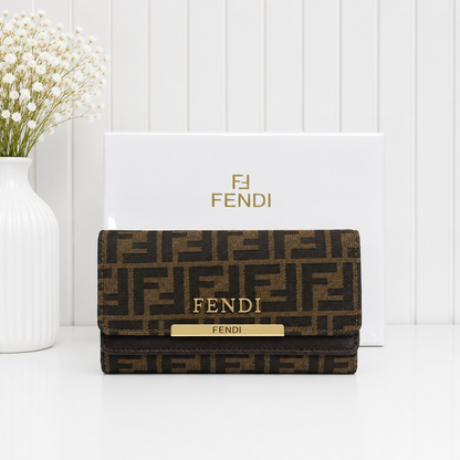 Fendi FF Monogram Continental Long Wallet