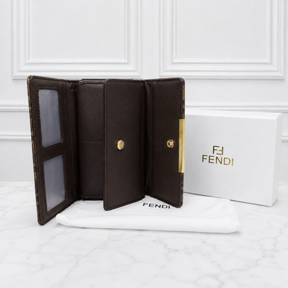 Fendi FF Monogram Continental Long Wallet