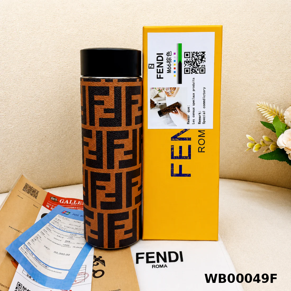 Fendi FF Monogram Insulated Smart Temperature Water Bottle
