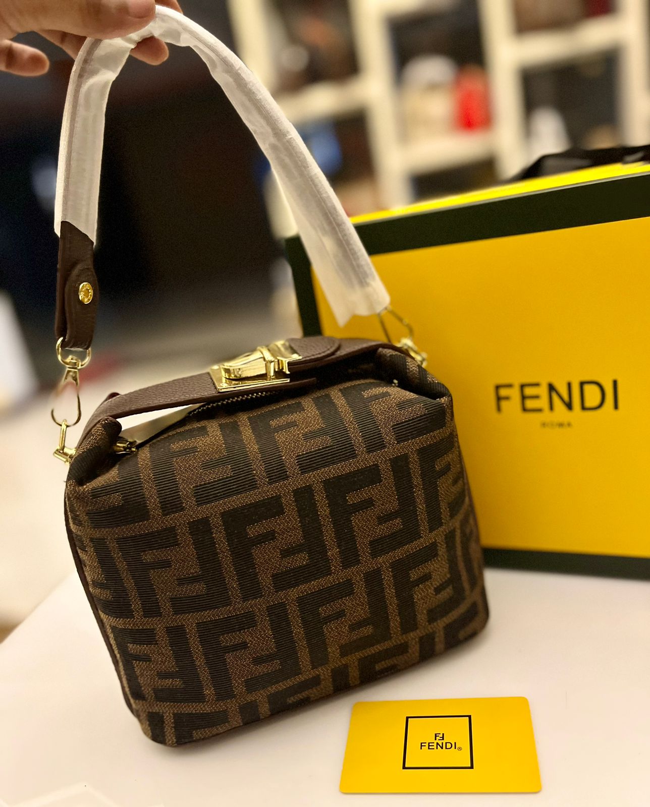 Fendi Zucca Vanity Bag