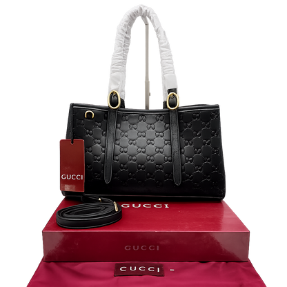 Gucci GG Emblem Medium Tote Bag
